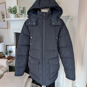 Navy Puffer Jacket